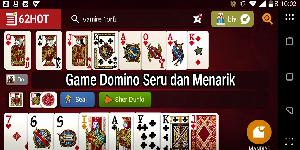 Tampilan gameplay seru dari 62HOT yang penuh tantangan.