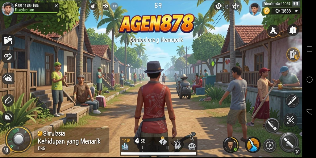 Tampilan gameplay menarik dari AGEN878 dengan pengalaman simulasi yang mendalam.
