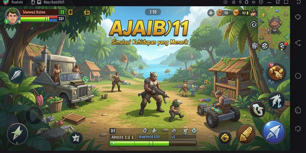 Tangkapan layar AJAIB11 menampilkan momen gameplay yang memukau dan interaktif.