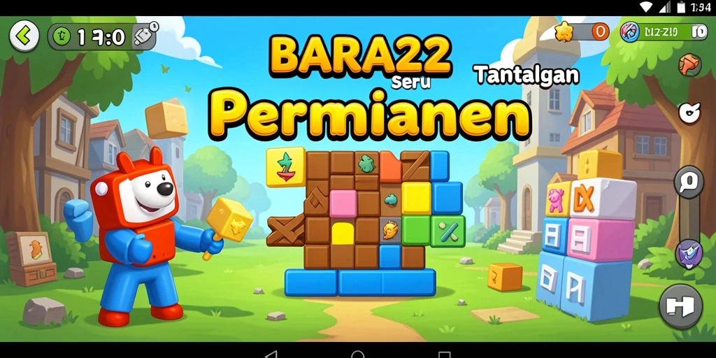 Tampilkan gameplay menarik dari BARA22 dengan tantangan puzzle yang seru.