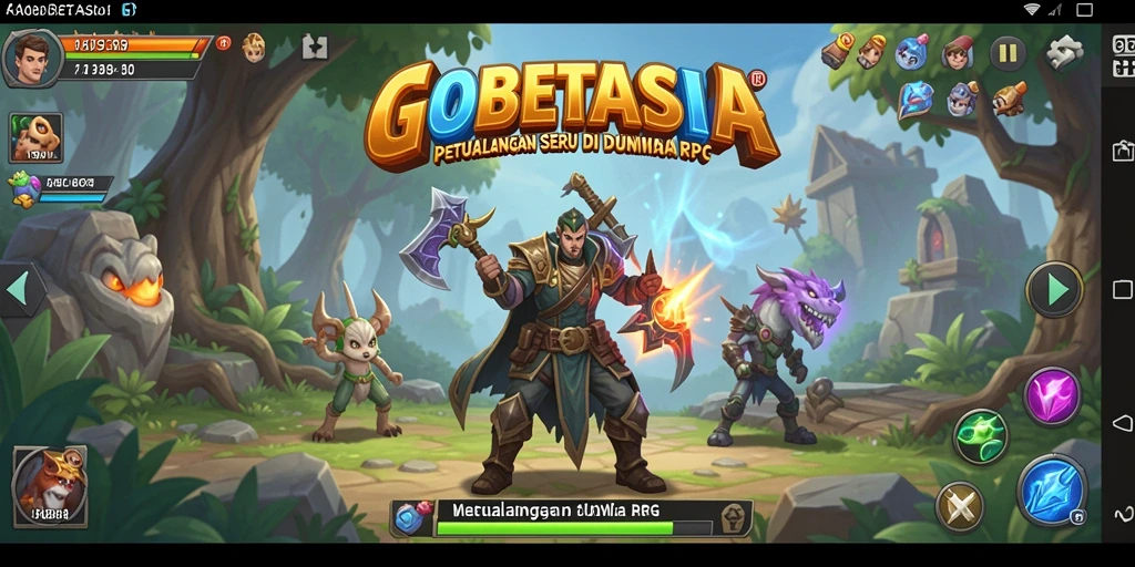 Tampilan gameplay seru di dunia fantasi GOBETASIA.