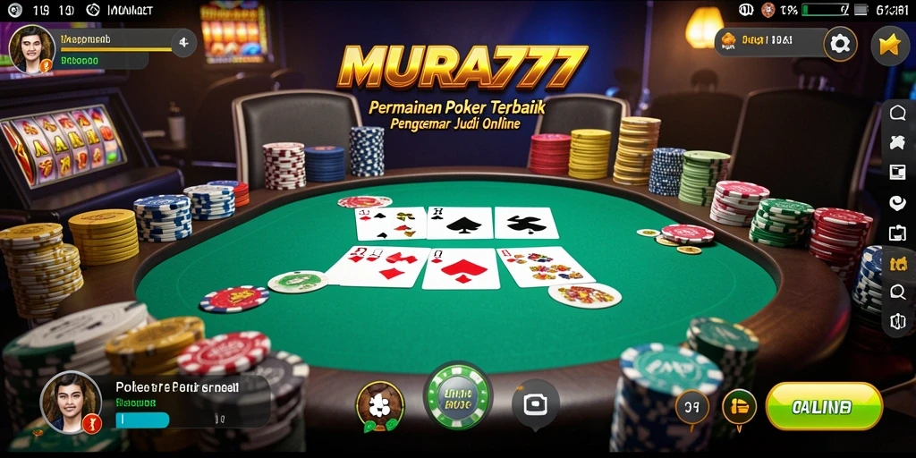 Screenshot gameplay MUARA777 menampilkan keseruan permainan poker online.