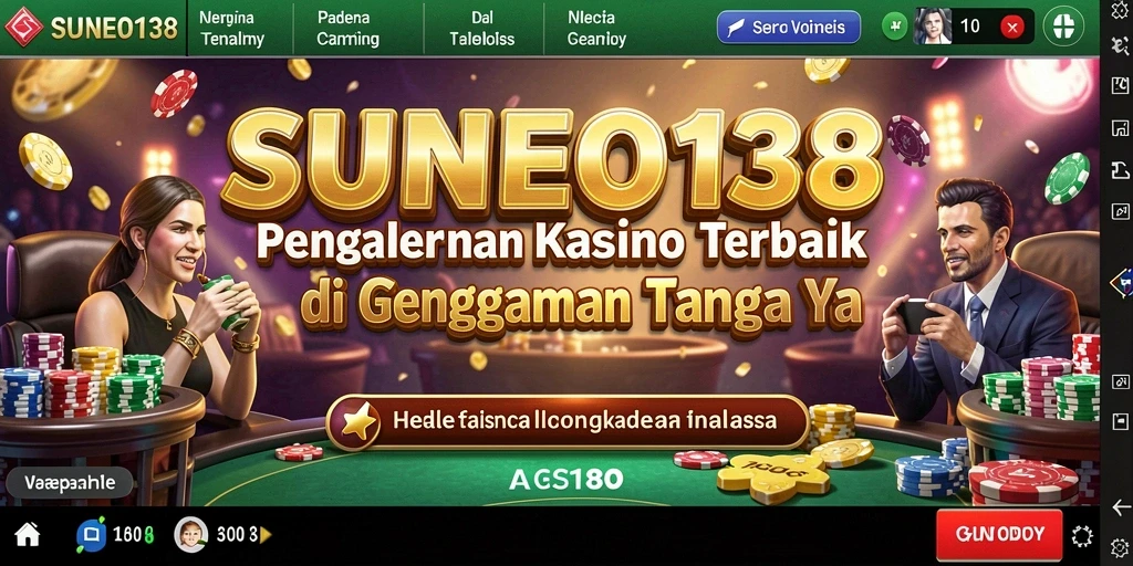 Tampilan screenshot SUNEO138 menunjukkan permainan kasino yang menakjubkan dan menyenangkan.