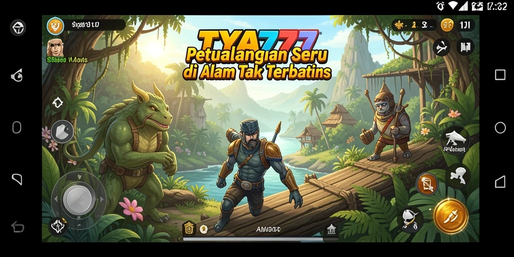 Screenshot gameplay TYA777 dengan berbagai tantangan yang menunggu.