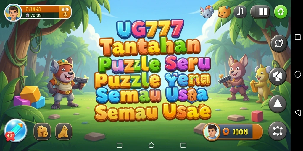 Screenshot utama UG777 menampilkan gameplay Puzzle yang menarik.