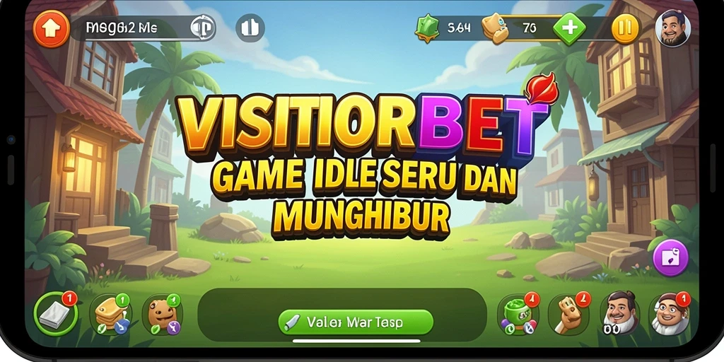 Tampilan screenshot menunjukkan gameplay menarik di VISITORBET.